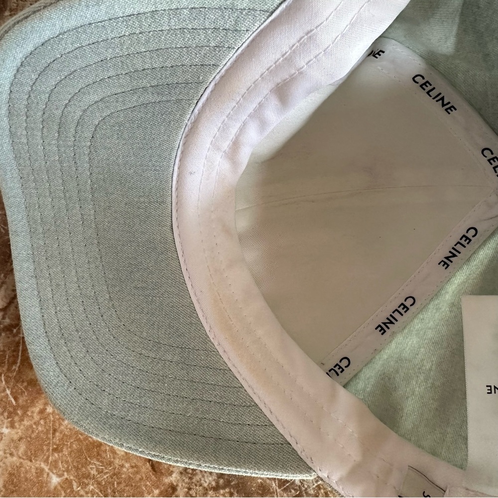 Celine light denim baseball Cap - Picture 9 of 11
